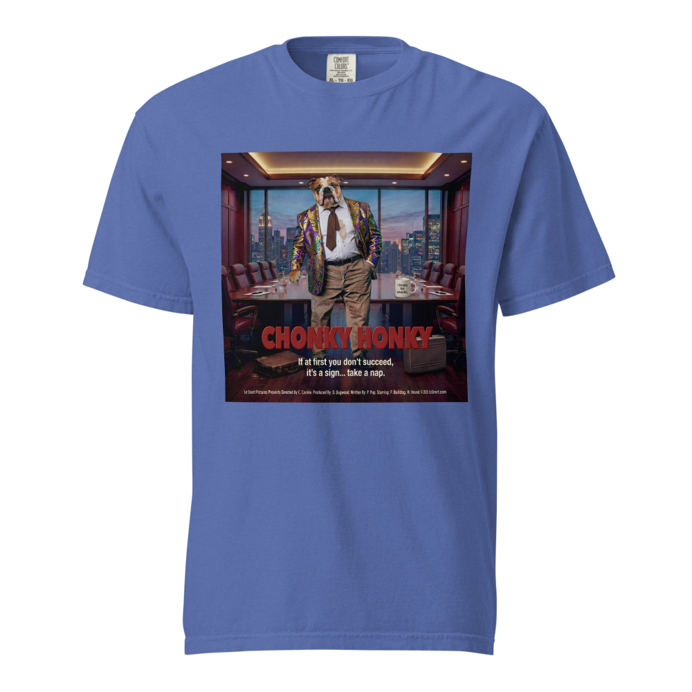 Lesnort - "Chonky Honky" Funny Bulldog Movie Parody Tshirt