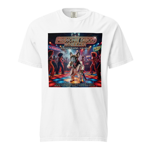 Lesnort - "Frenchie Disco Wheezer" Funny 70s Movie Parody Tshirt