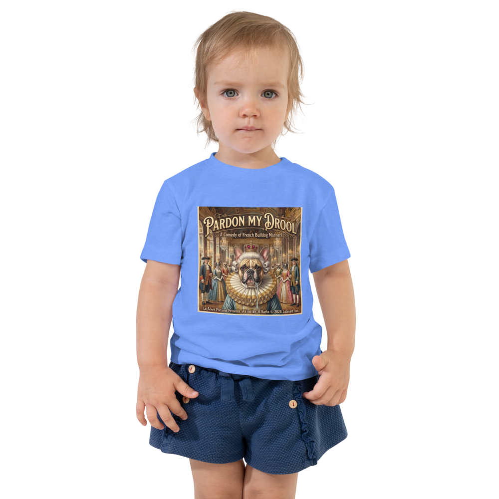 Lesnort - "Pardon My Drool" Funny Royal Dog Toddler T-Shirt