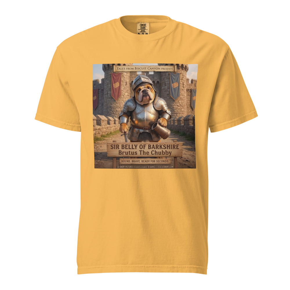 Lesnort - Sir Belly of Barkshire – Brutus the Chubby Knight Tee