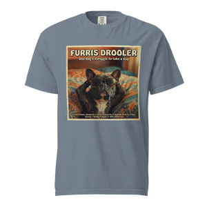 Lesnort - "Furris Drooler" 80s Movie Parody Frenchie Tee