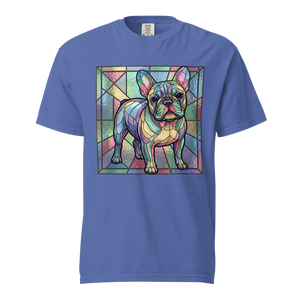 Lesnort - Pastel Prism Stained Glass French Bulldog Tee