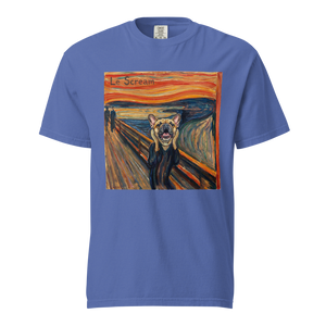 Lesnort - "Le Scream" Classic Art Parody Frenchie Tee