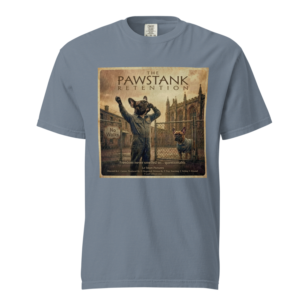 Lesnort - "The Pawstank Retention" Funny Dog Parody Tee