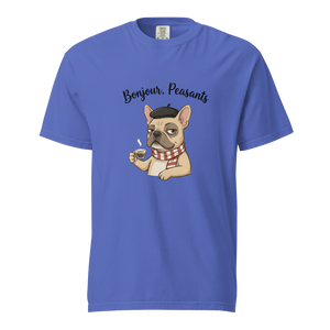 Lesnort - Bonjour, Peasants – The Sophisticated Frenchie Tee - With Gaston Le Snort