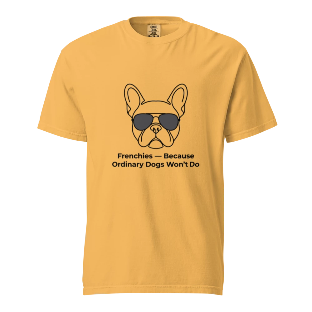 Lesnort - Extraordinary Frenchie Graphic T-Shirt | Cool Aviator Dog