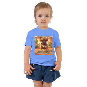 Lesnort - "Sheriff Gravy Jackson" Western Dog Toddler Tshirt