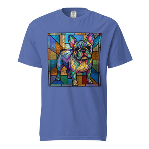 Lesnort - Prismatic Pastel French Bulldog Stained Glass Tee