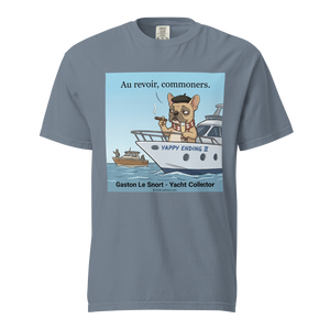 Lesnort - Gaston Le Snort - "Au Revoir, Commoners" Yacht T-Shirt