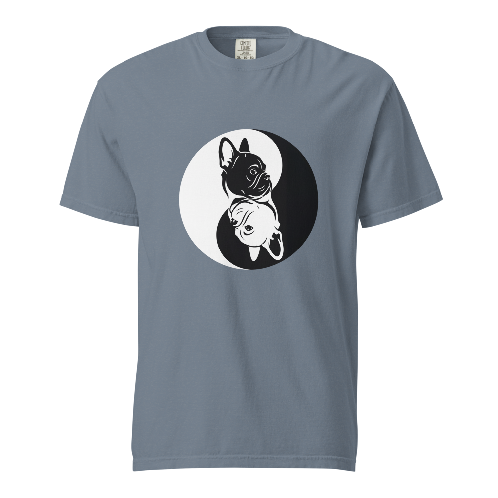 Lesnort - Frenchie Yin Yang Harmony Graphic T-Shirt