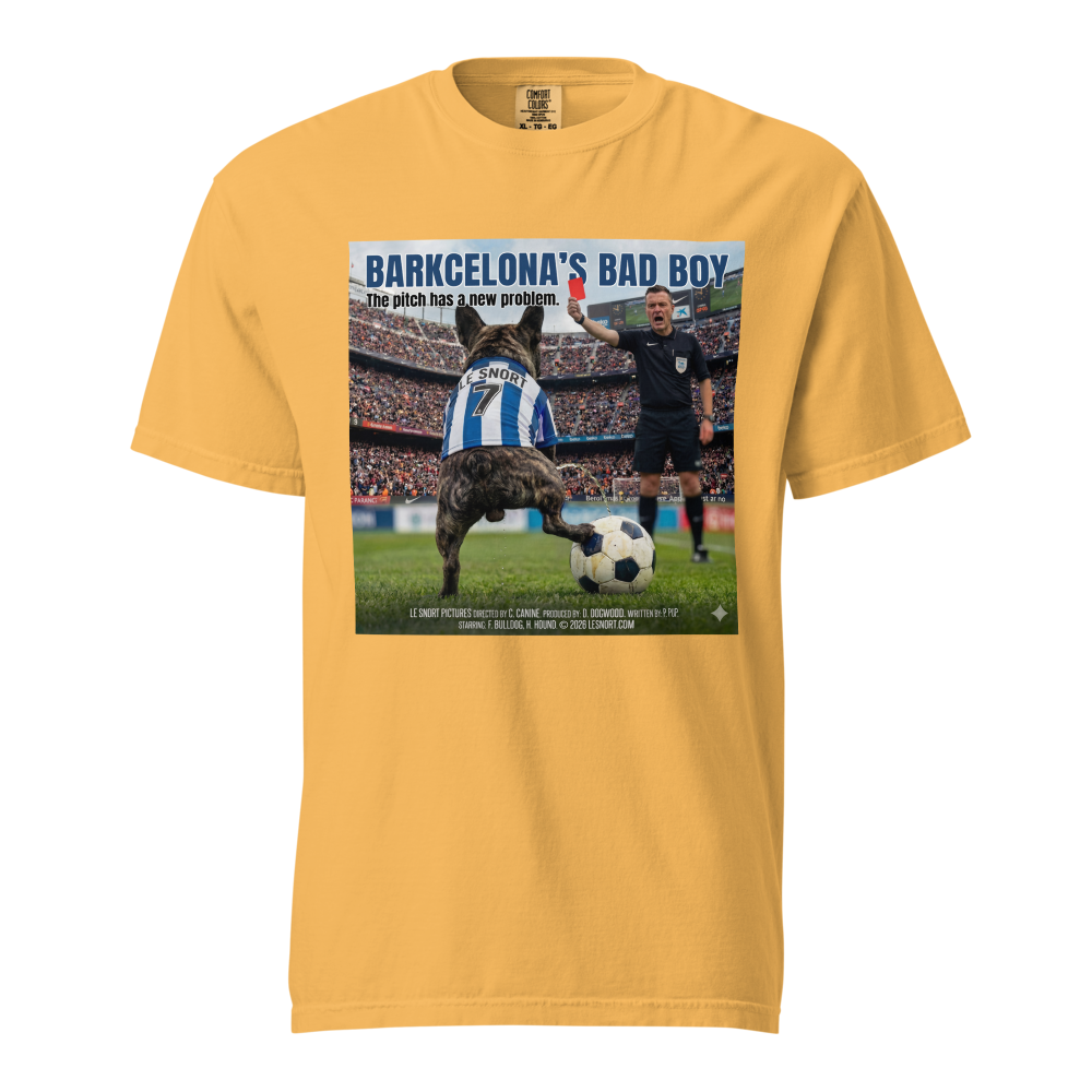 Lesnort - "His Frenchness" Lazy Dog Retro T-Shirt
