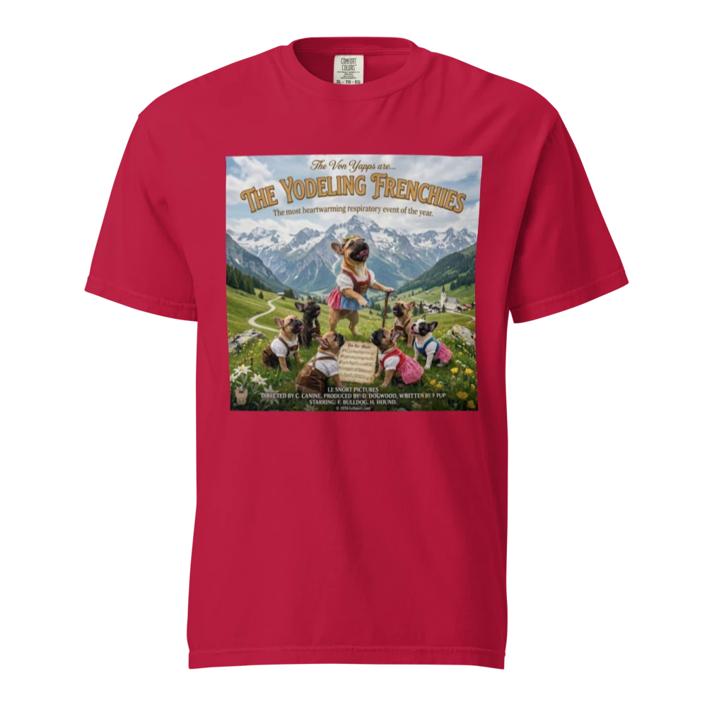 Lesnort - "The Yodeling Frenchies" Funny Musical Parody Graphic Tshirt