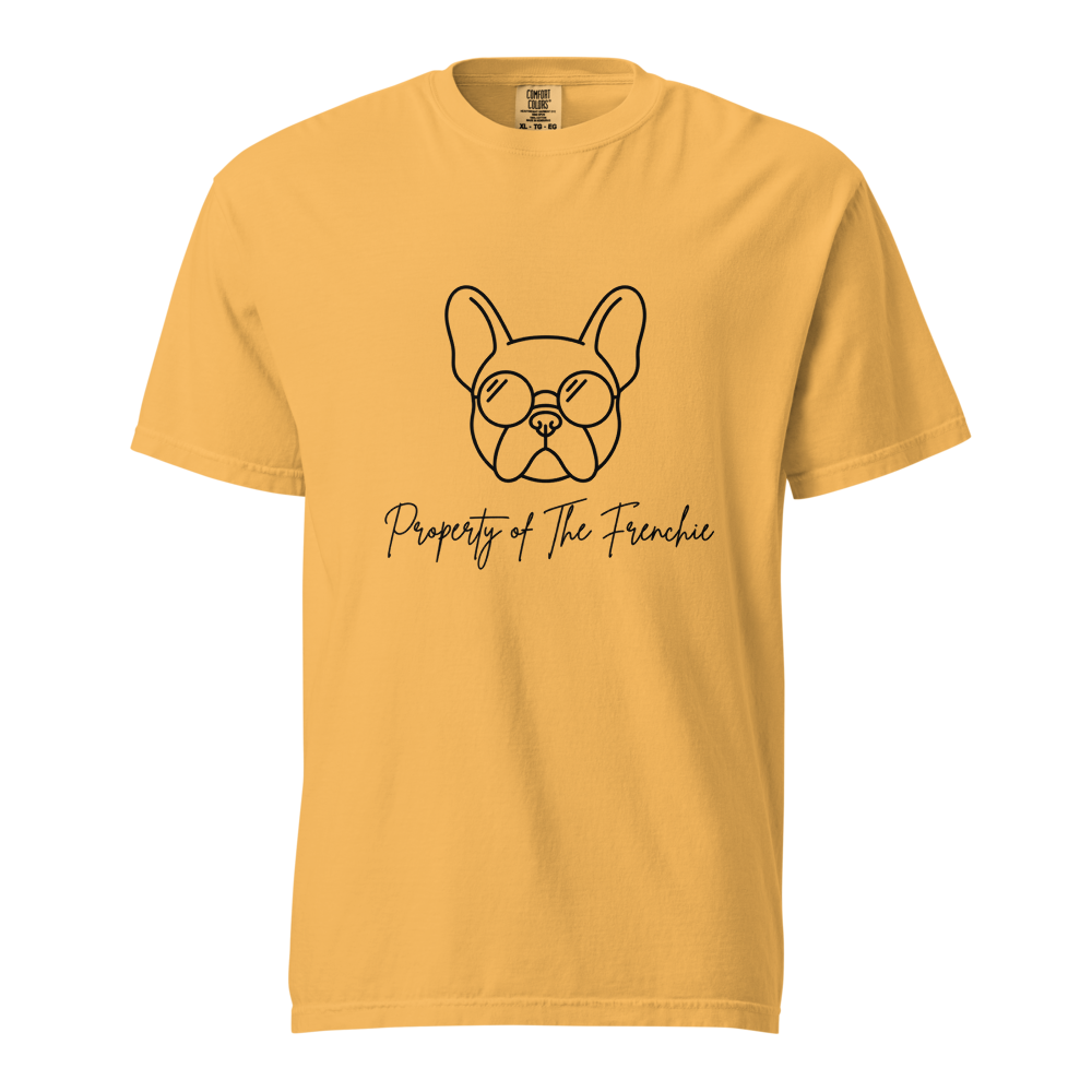 Lesnort - Minimalist "Property of The Frenchie" Dog Lover T-Shirt