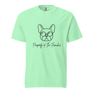 Lesnort - Minimalist "Property of The Frenchie" Dog Lover T-Shirt