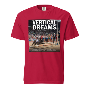 Lesnort - "Vertical Dreams" Funny Frenchie Athlete Tee