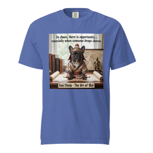 Lesnort - The Art of War "Dropped Cheese" French Bulldog Graphic Tee