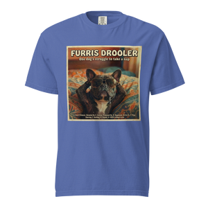 Lesnort - "Furris Drooler" 80s Movie Parody Frenchie Tee