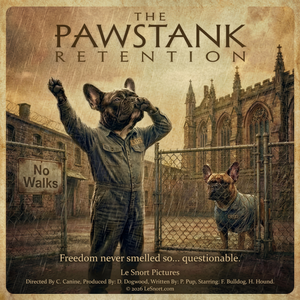 Lesnort - "The Pawstank Retention" Funny Dog Parody Tee