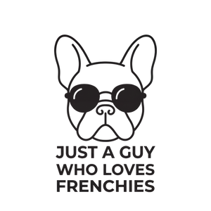 Lesnort - "Just a Guy Who Loves Frenchies" Bold Retro Graphic Tee