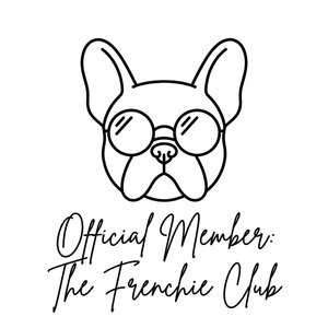 Lesnort - The Frenchie Club T-Shirt | Minimalist Dog in Glasses