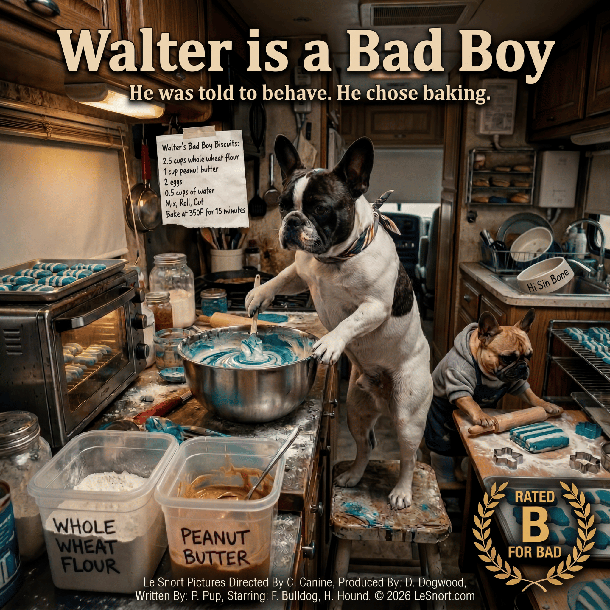 Lesnort - "Walter is a Bad Boy" Parody Graphic Tshirt