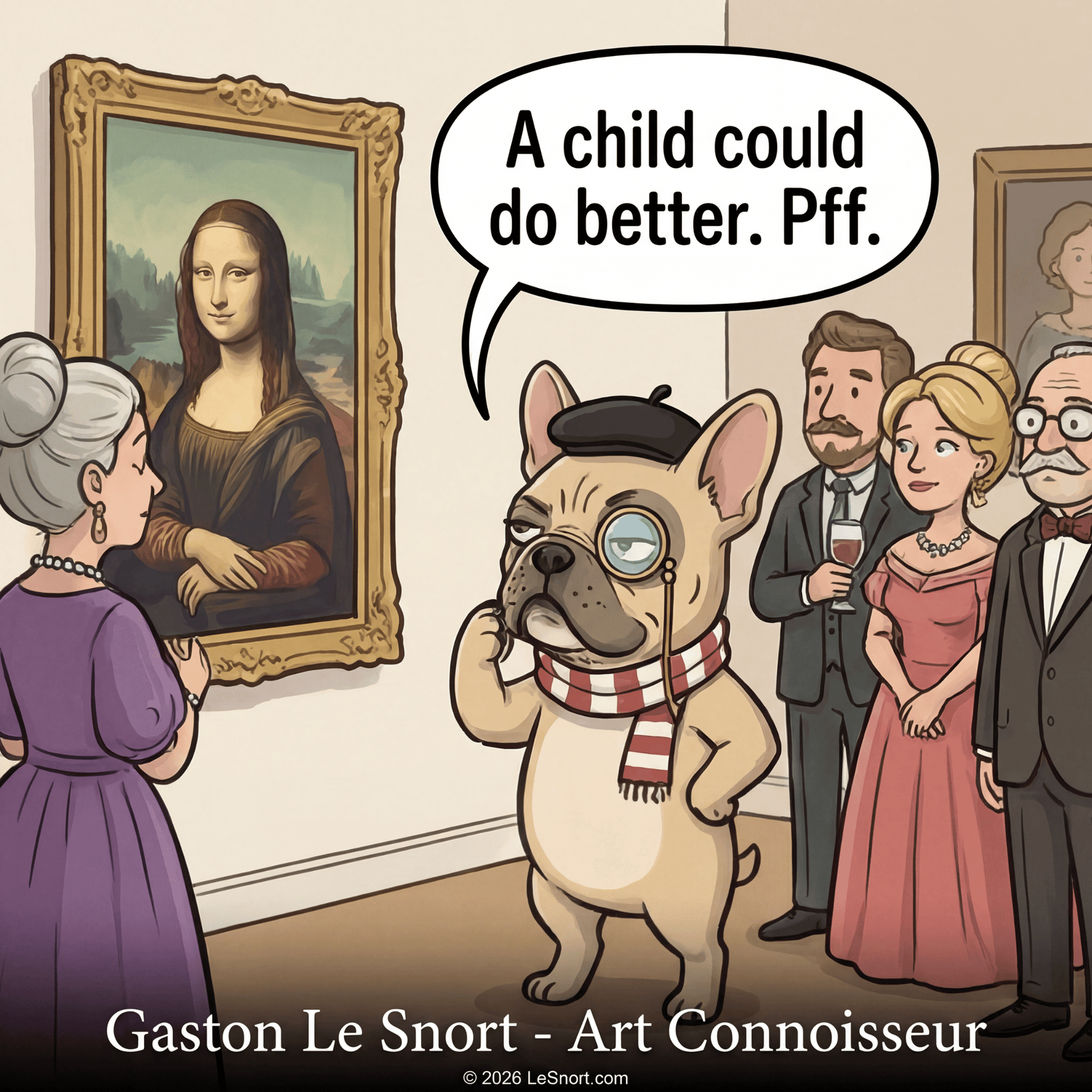 Lesnort - Gaston Le Snort – Art Connoisseur Tee