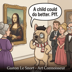 Lesnort - Gaston Le Snort – Art Connoisseur Tee