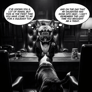 Lesnort - "A Favor for the Don" Mafia French Bulldog T-Shirt