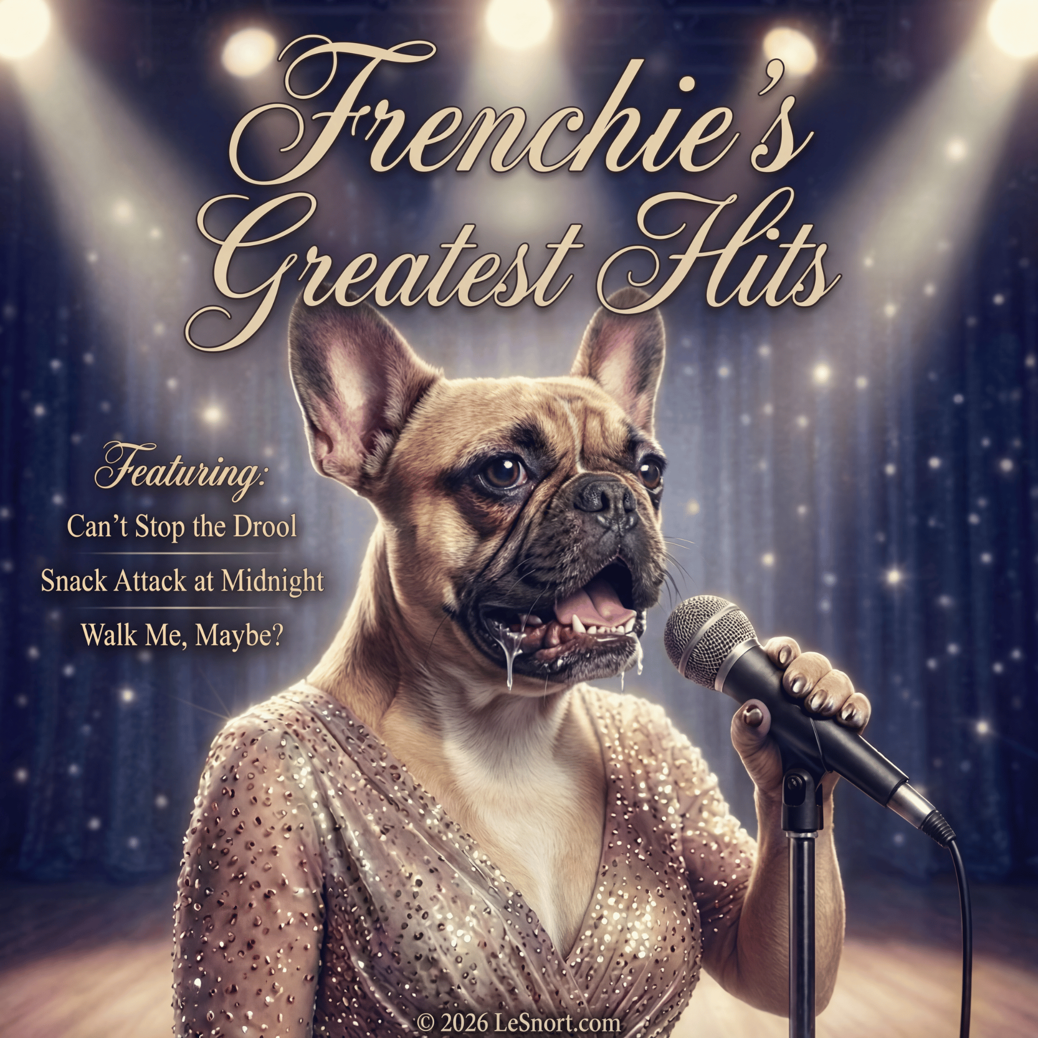 Lesnort - "Frenchie's Greatest Hits" Pop Parody Toddler Tee