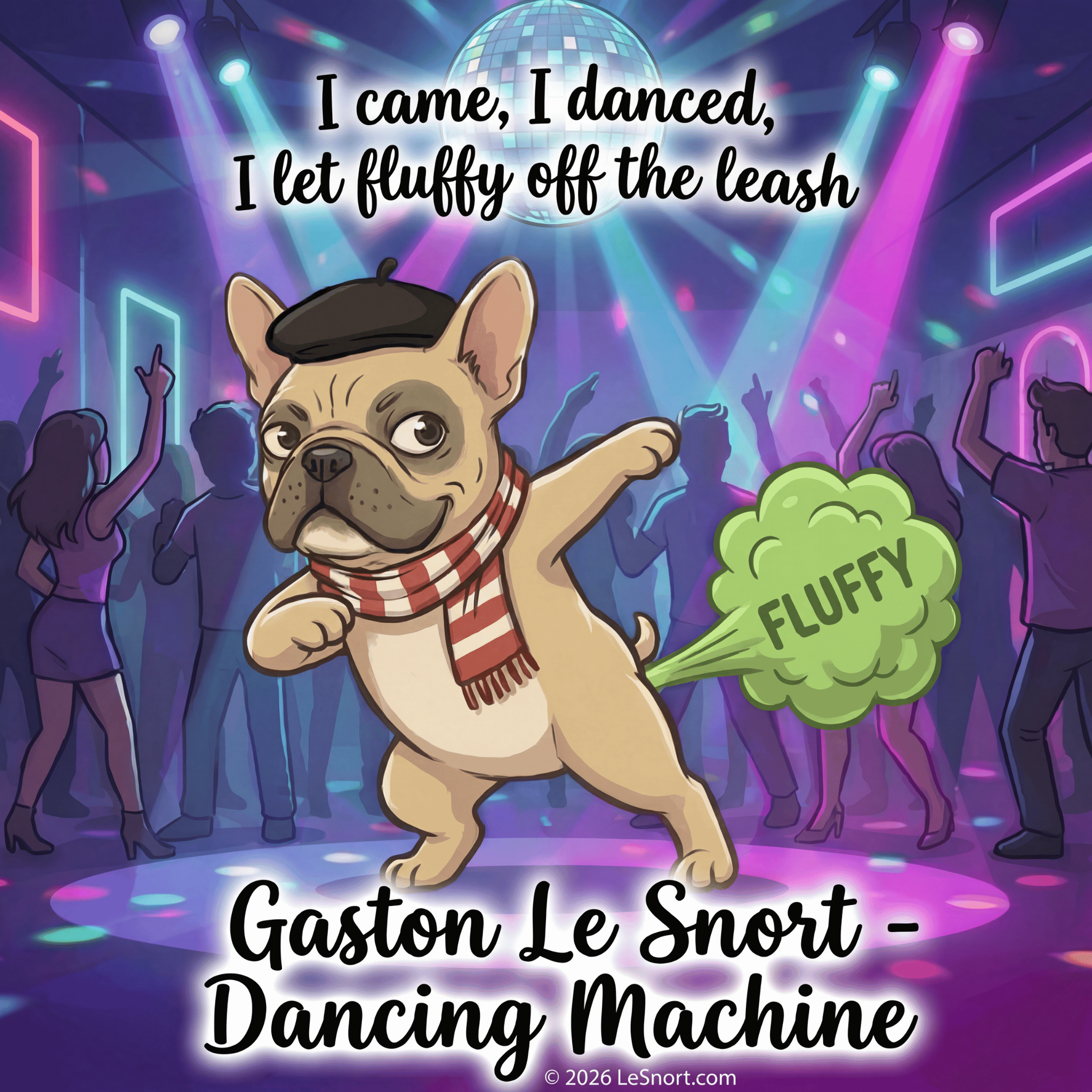 Lesnort - "Let Fluffy Off The Leash" Funny Dog Toddler T-Shirt