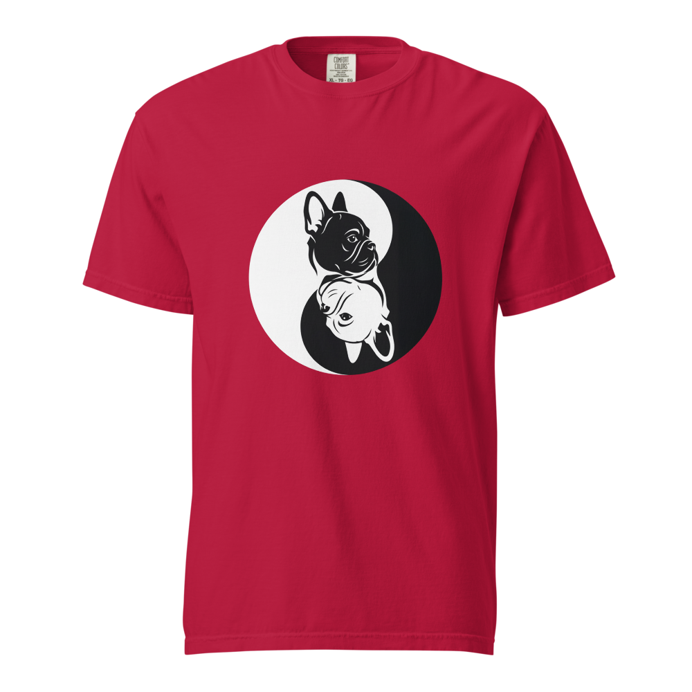 Lesnort - Frenchie Yin Yang Harmony Graphic T-Shirt