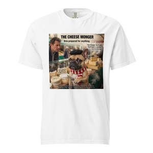 Lesnort - "The Cheese Monger" Funny Dog Graphic T-Shirt