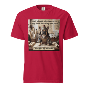 Lesnort - "Sun Chew - Lint Roller Attack" Funny Frenchie General Tee