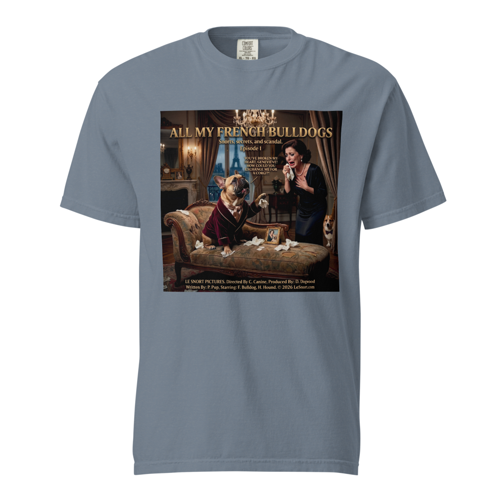 Lesnort - Episode 1 - "All My French Bulldogs" Soap Opera Parody Tshirt