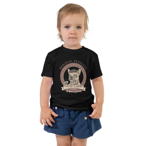 Lesnort - "Purveyor of Snobbery" Frenchie Mascot Toddler T-Shirt