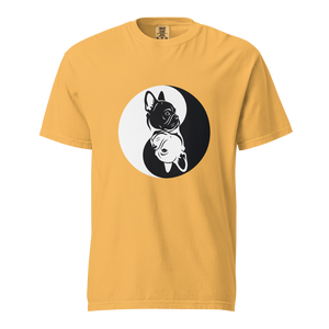 Lesnort - Frenchie Yin Yang Harmony Graphic T-Shirt