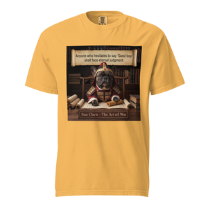 Lesnort - "Sun Chew - Eternal Judgement" Funny Frenchie T-Shirt