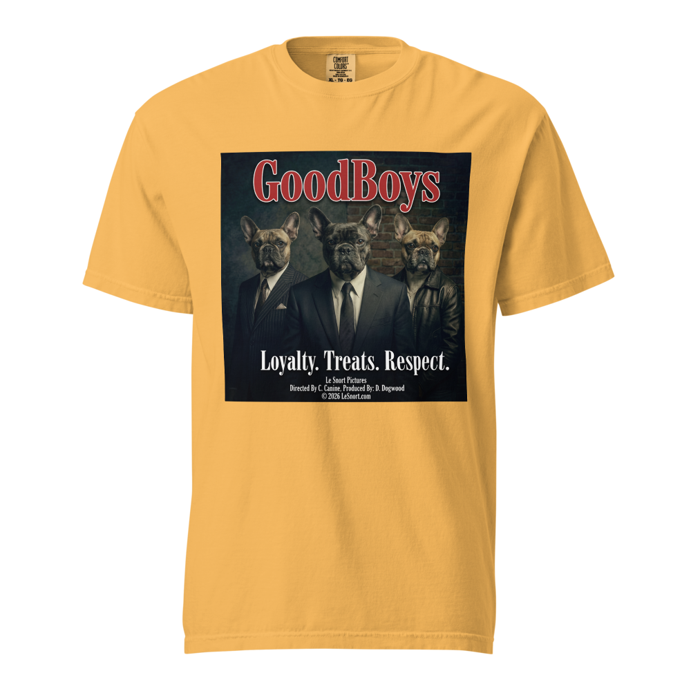 Lesnort - "Loyalty. Treats. Respect." Mobster Dog T-Shirt