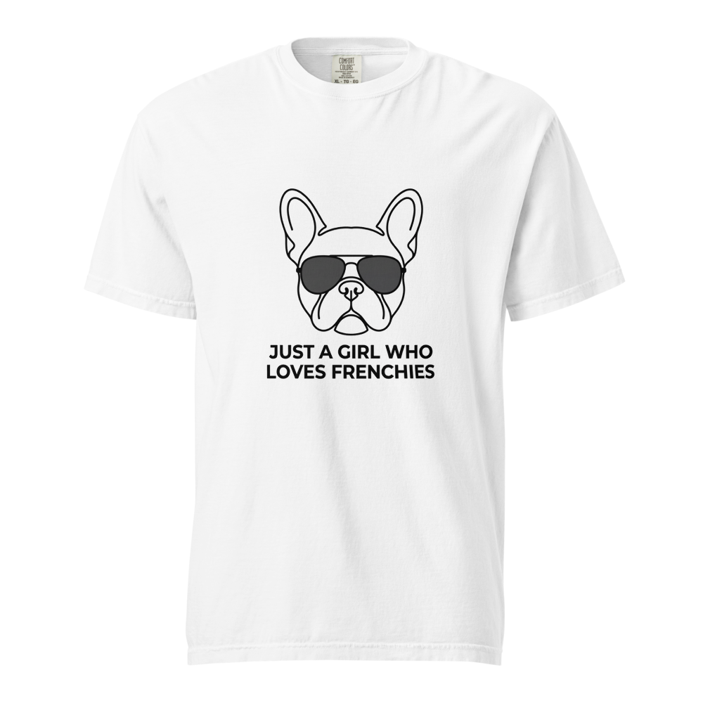 Lesnort - Cool Frenchie Mom Graphic T-Shirt | Dog in Shades