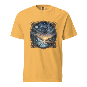 Lesnort - "Cosmic Guardian" Mystical Frenchie Fantasy T-Shirt