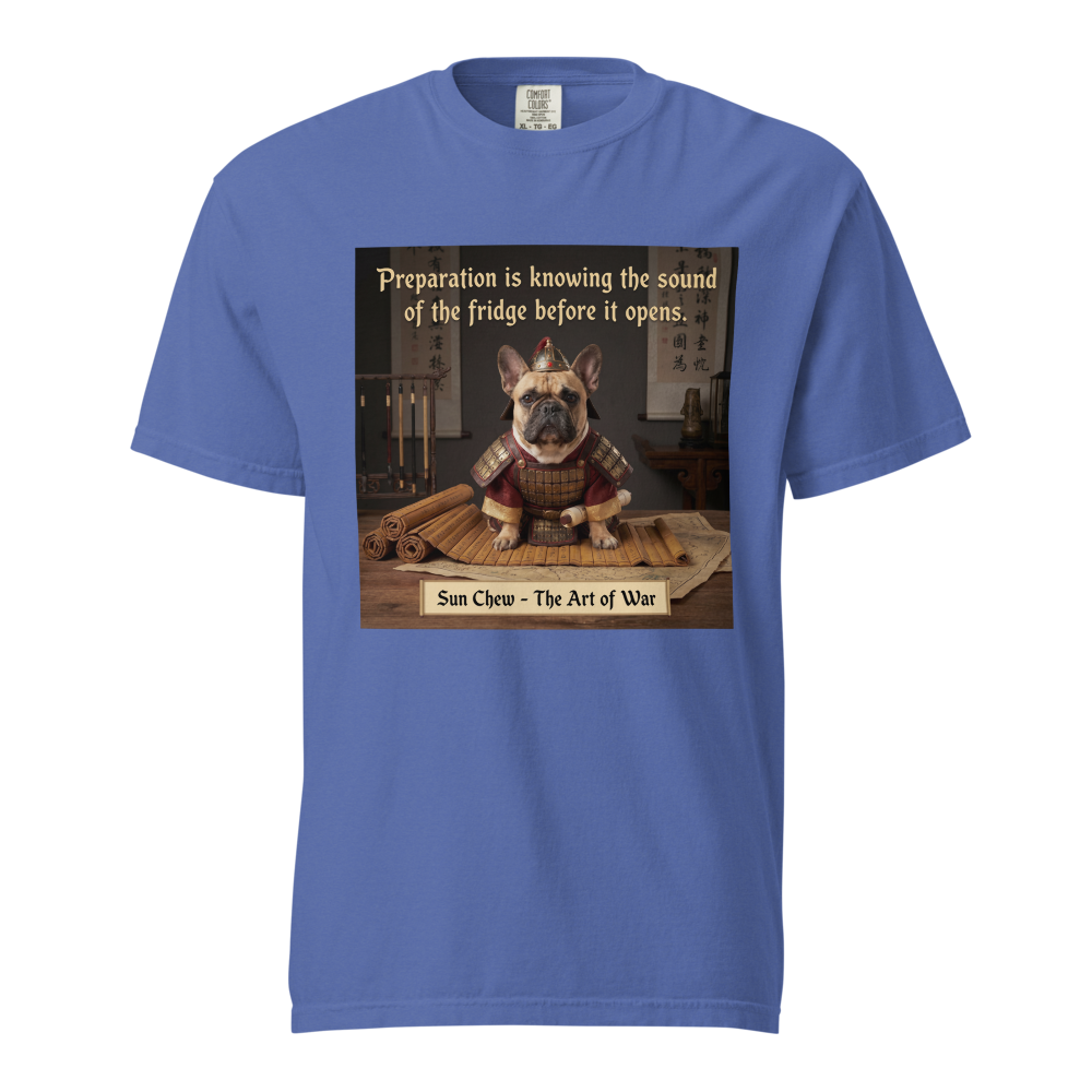 Lesnort - The Art of War Fridge Parody French Bulldog Graphic Tee