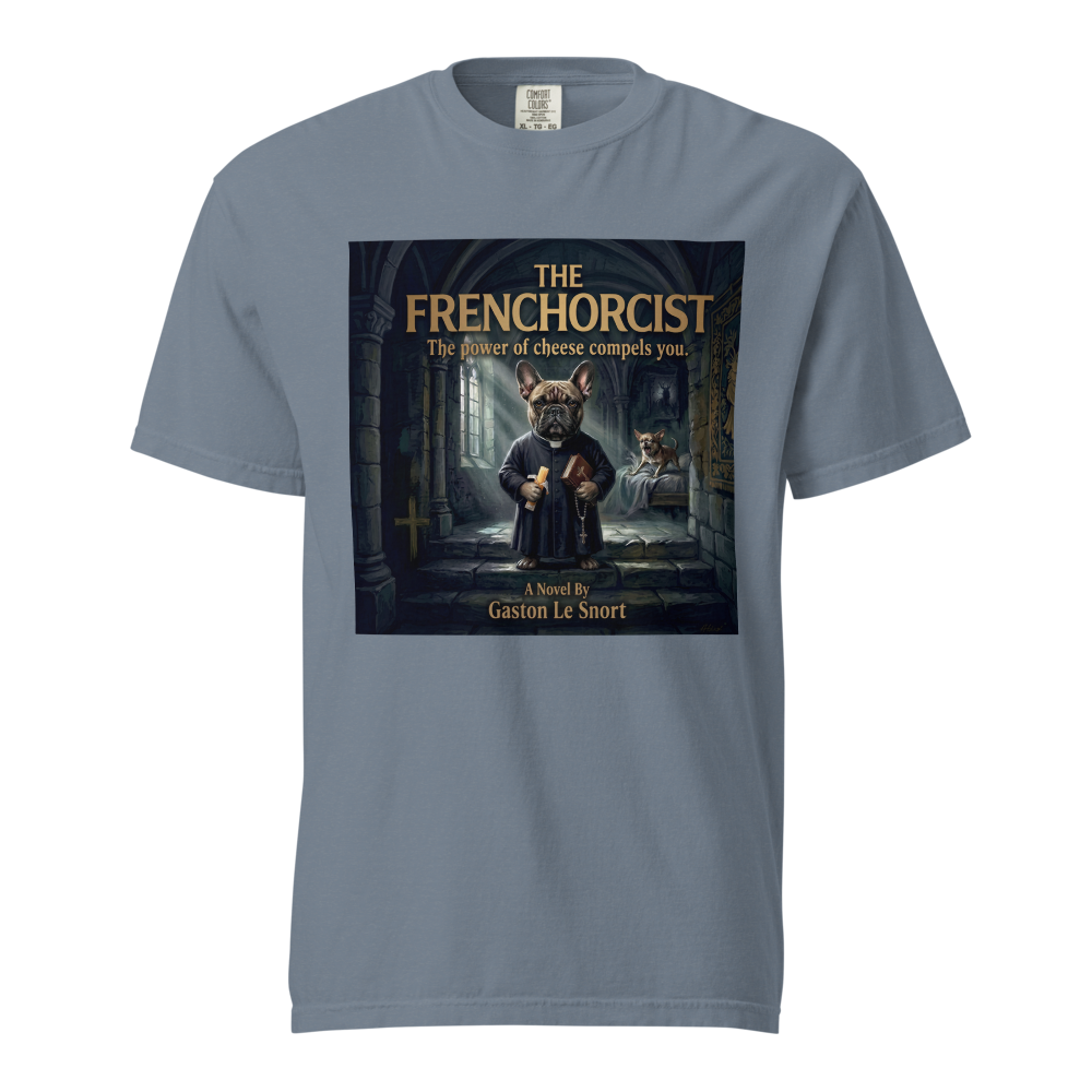 Lesnort - "The Frenchorcist" Funny Horror Dog Parody Graphic Tee