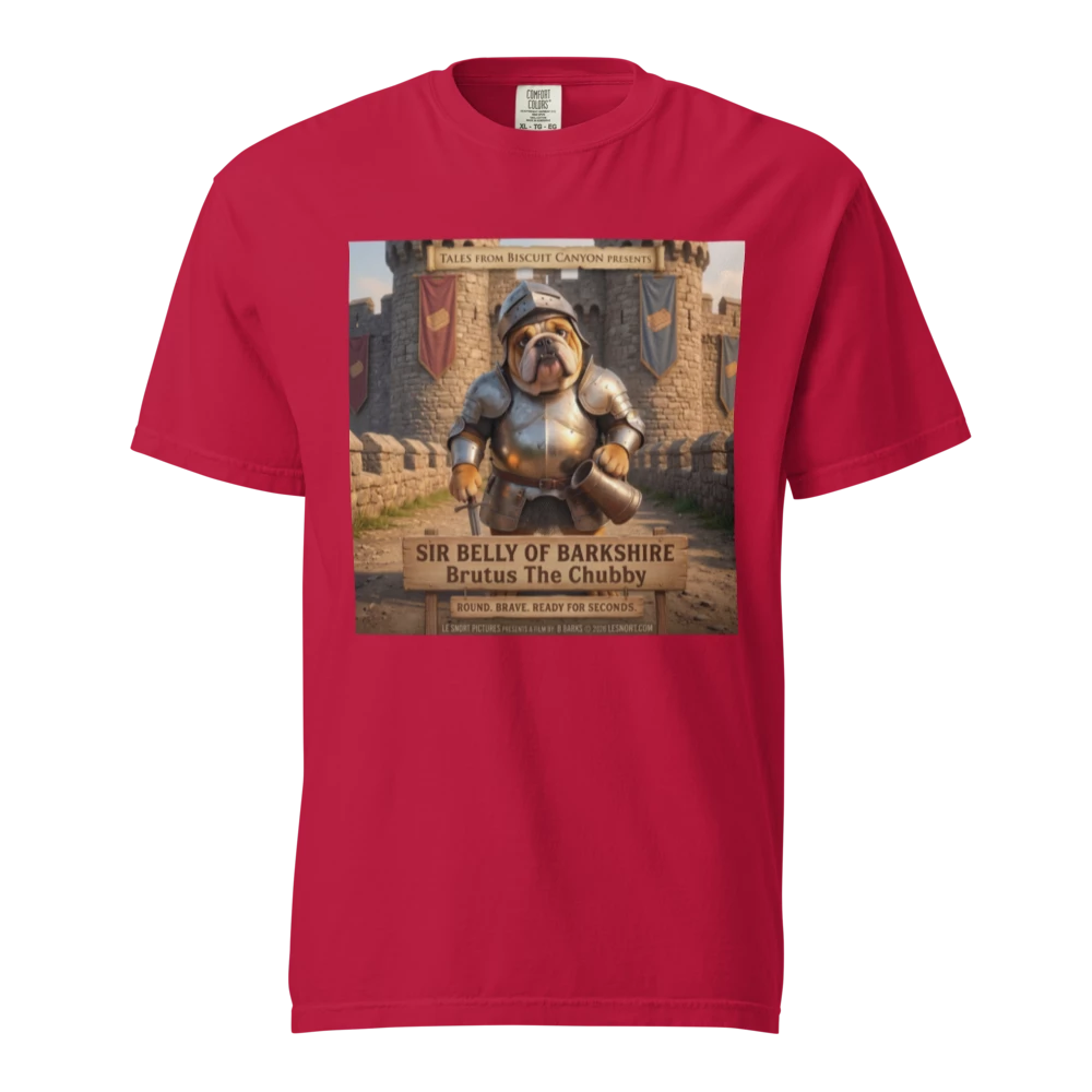 Lesnort - Sir Belly of Barkshire – Brutus the Chubby Knight Tee