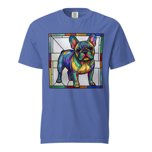 Lesnort - Luminous Stained Glass French Bulldog Graphic Tee