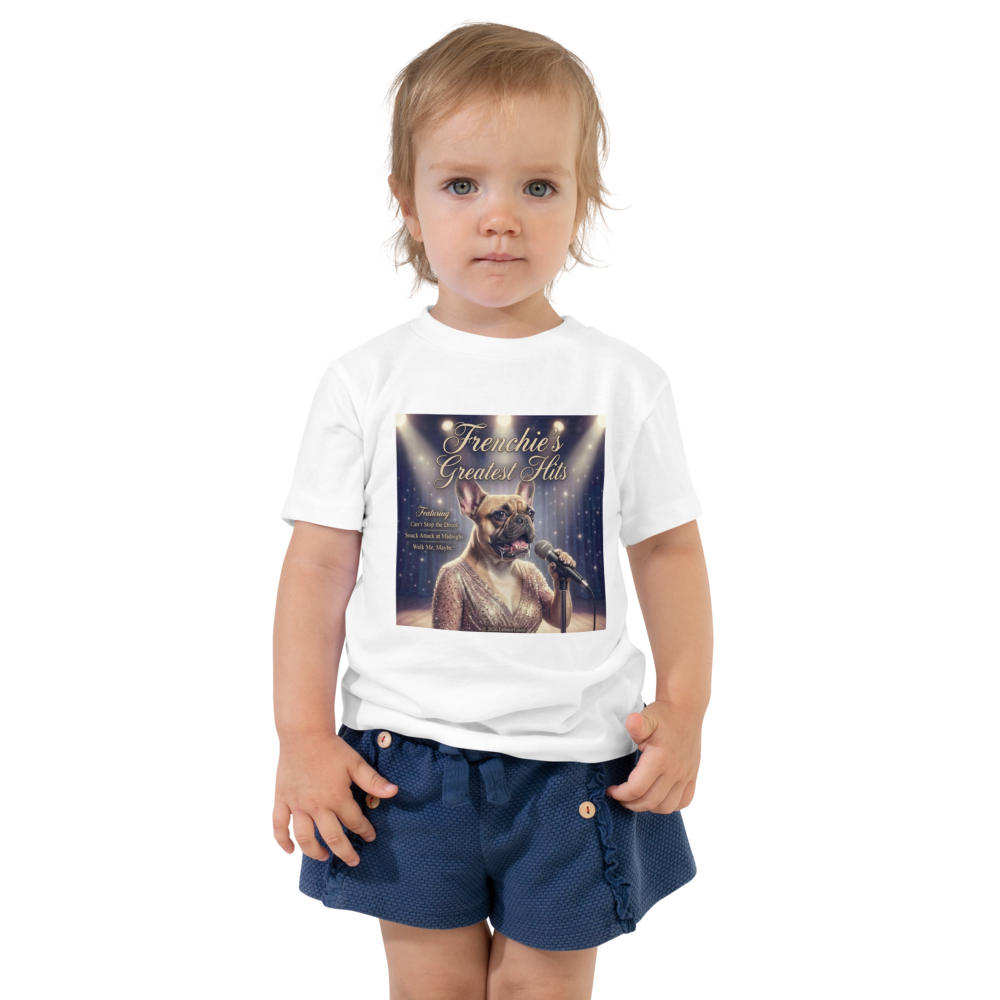 Lesnort - "Frenchie's Greatest Hits" Pop Parody Toddler Tee