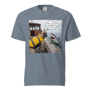 Lesnort - "Bigger Bag of Treats" Shark Parody Frenchie Tee