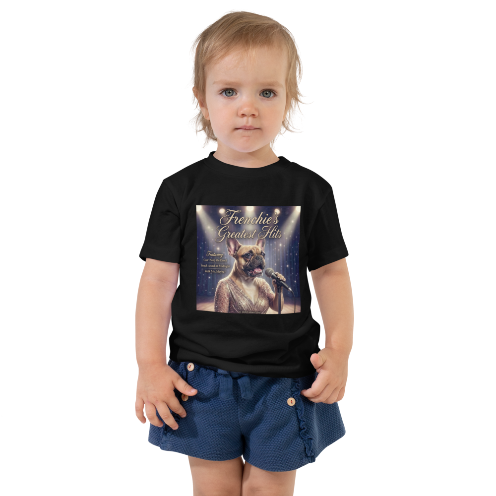 Lesnort - "Frenchie's Greatest Hits" Pop Parody Toddler Tee