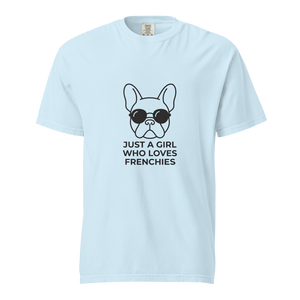 Lesnort - "Just a Girl Who Loves Frenchies" Bold Graphic Tee