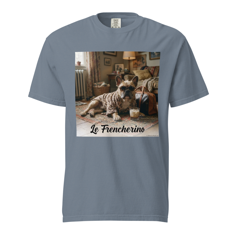 Lesnort - "Le Frencherino" Chill Dog Retro T-Shirt