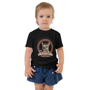 Lesnort - "Purveyor of Snobbery" Frenchie Mascot Toddler T-Shirt